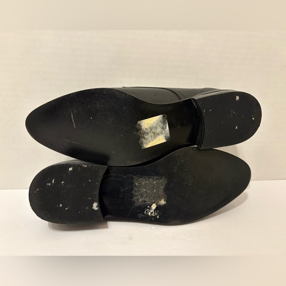 Nine West Wearable black leather slip-on Oxford shoes size 6.5 M - Picture 9 of 10
